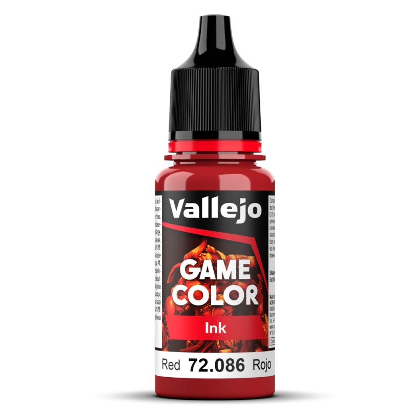 Vallejo : Game Color Ink - Red 72.086