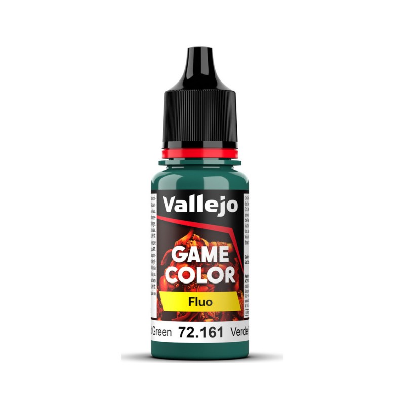 Vallejo : Game Color Fluo - Fluorescent Cold Green 72.161