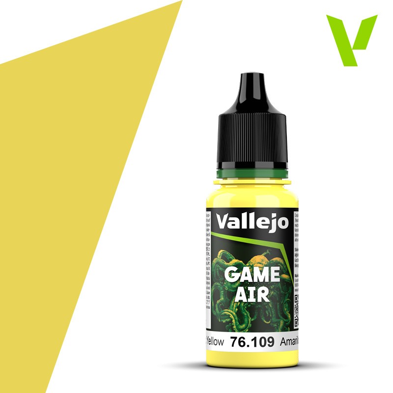 Vallejo : Game Air - Toxic Yellow 76.109