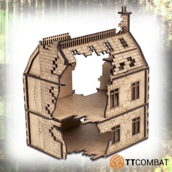TTCombat : 2 Storey Rowhouse and Corner Shop Destroyed