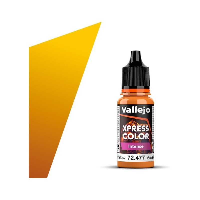 Vallejo : Xpress Color Intense – Dreadnought Yellow 72.477