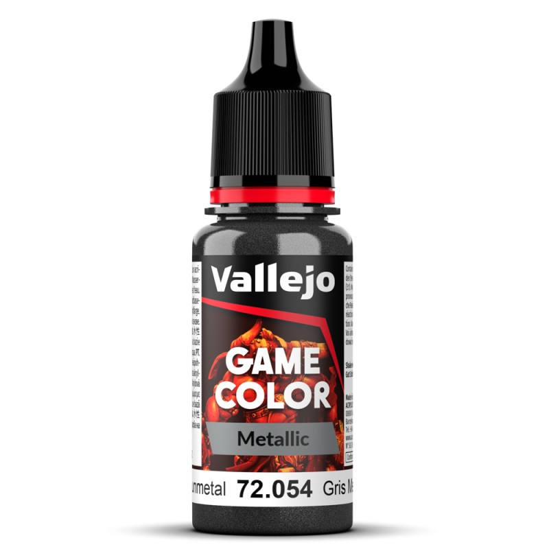 Vallejo : Game Color Metallic - Dark Gunmetal 72.054