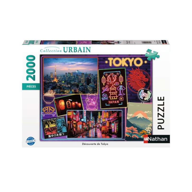 Puzzle 2000 p - Découverte de Tokyo
