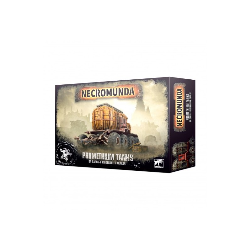 Necromunda : Promethium Tanks on cargo-8 Ridgehauler Trailer