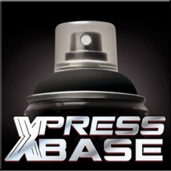 Prince August : Xpress Base - Aérosols 400ml Noir