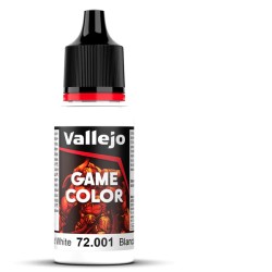 Vallejo Peinture Acrylique Game Color Nouvelle gamme 72001 Blanc Crâne 17ml