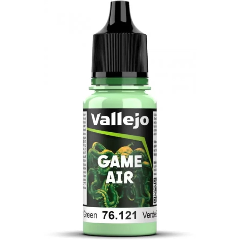 vallejo game color 76.121 ghost green air