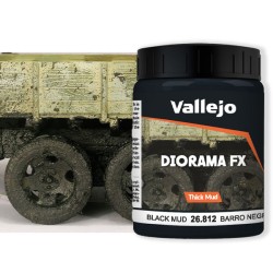 VALLEJO - Diorama FX - 26812 - Black Thick Mud - Boue épaisse Noire